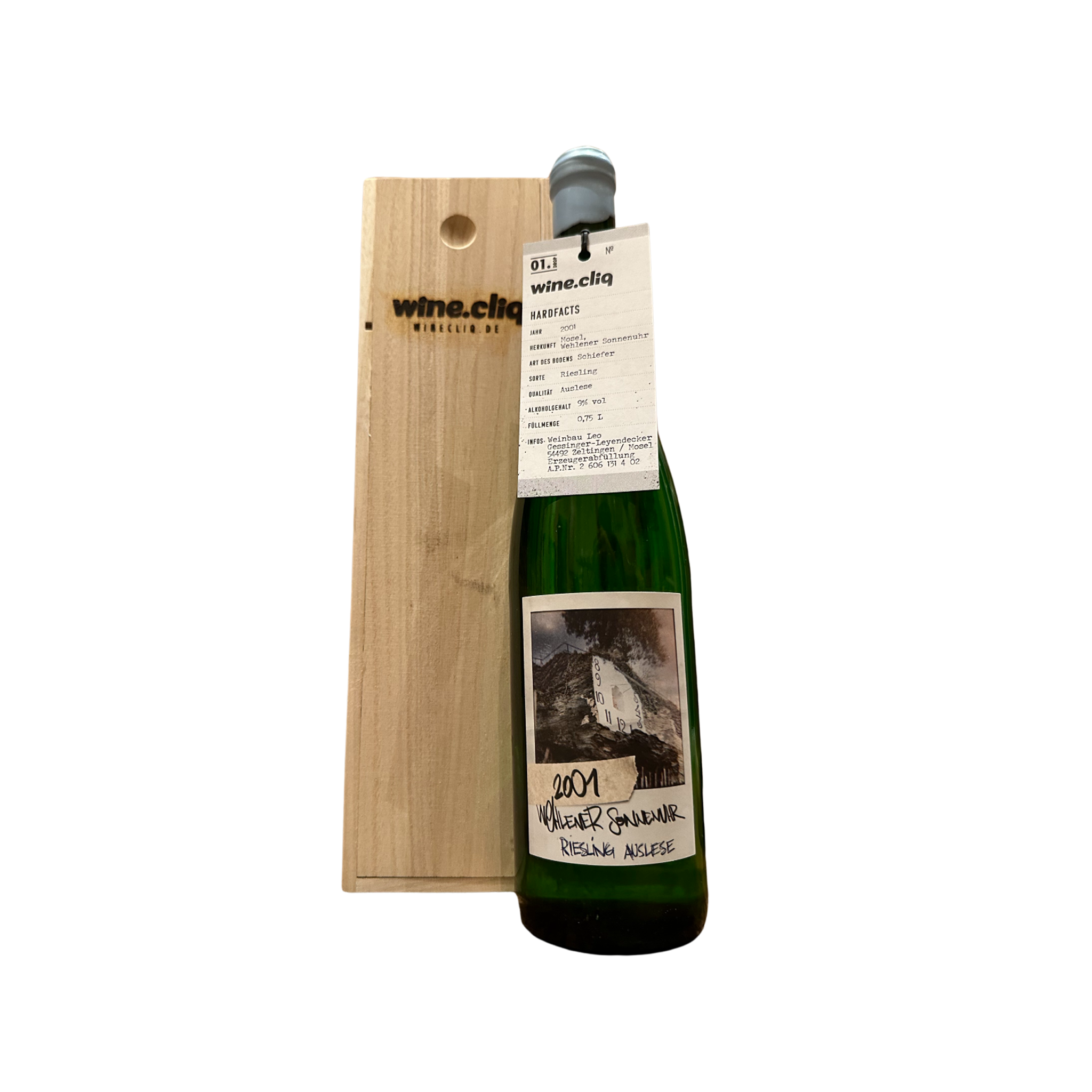 Drop No. 1 - 2001 Wehlener Sonnenuhr, Riesling Auslese